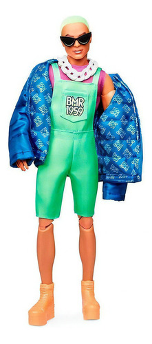 Barbie Bmr1959 Ken Com Cabelo Verde - Mattel