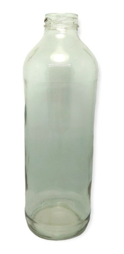 Imagen 8 de 10 de Frasco Vidrio Botella Jugo 910 Cc Boca Ancha T/metal Pack X5
