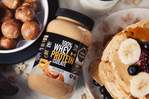 Imagen 6 de 8 de Crema De Cacahuate Natural + Whey Protein Isolate 480g.