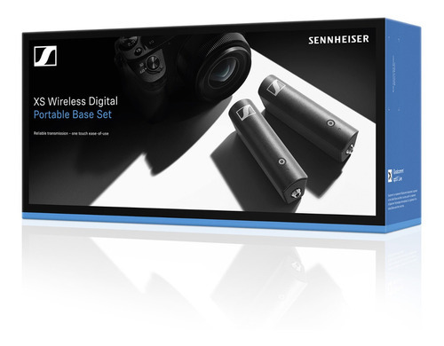 Imagen 2 de 10 de Sistema Sennheiser Xs Wireless Digital Portable Base Set Color Negro