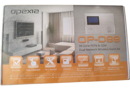 Imagen 2 de 3 de Kit Alarma Inalambrica Negocio Casa Aviso A Celular Opexia