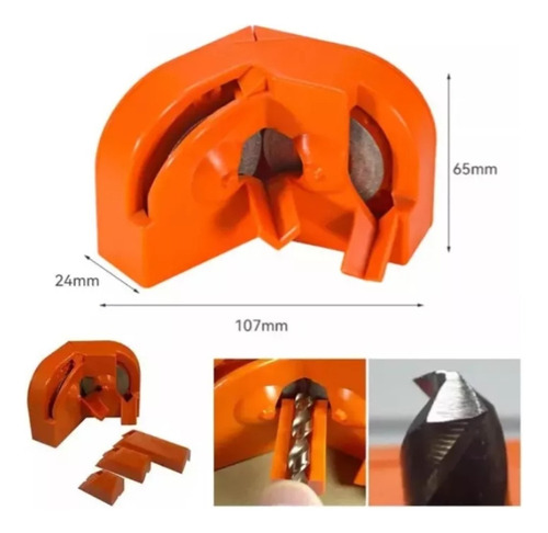 Afilador De Brocas 2-16mm Multiusos Con Disco Reemplazable