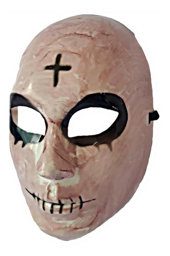 Mascara Halloween Catrina Mujer Cabello 24cm Disfraz Fiesta