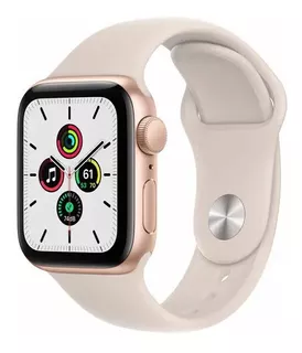 Apple Watch Se Gps, 40mm Caja En Oro - Correa Blanco Estelar