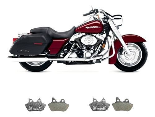 Balatas Harley Davidson Road King Custom 2004-2007 Fa400 Del