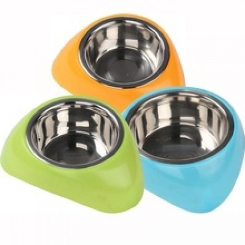 Comedero Perros Plastico Y Aluminio 3 Colores Bowl 1750 Ml