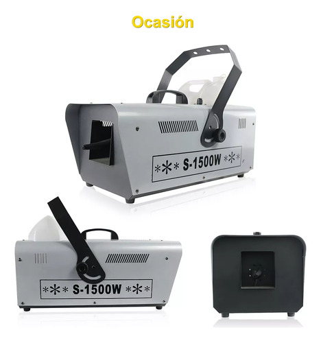 Maquina De Nieve Artificial 1500w Cntrl Inalámbrico Nieve Con Mando A Distancia Para Navidad Boda, Niños, Fiesta, Efecto Escénico
