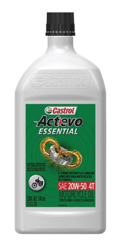 Aceite 20w50 Actevo Mineral Castrol