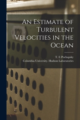 Libro An Estimate Of Turbulent Velocities In The Ocean - ...