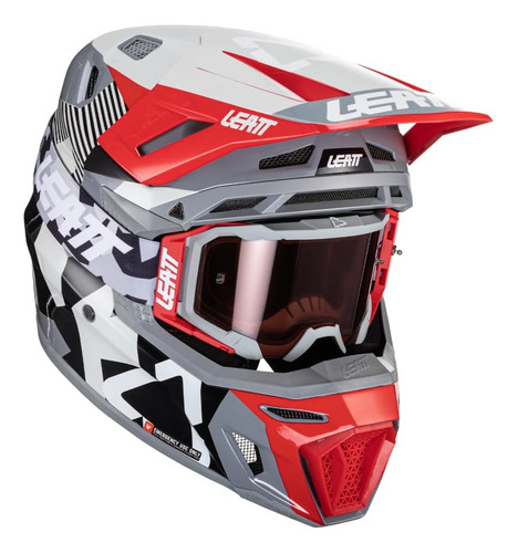 Kit De Casco Leatt Moto 85 V24 Forge S 55-56cm