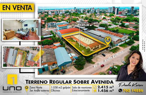 Imagen 3 de 5 de Terreno En Venta Sobre Avenida, Zona Norte