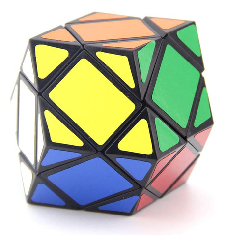 Cubo Mágico Skewb 3x3 Dodecaedro Cara Rómbica Diamond Color De La Estructura