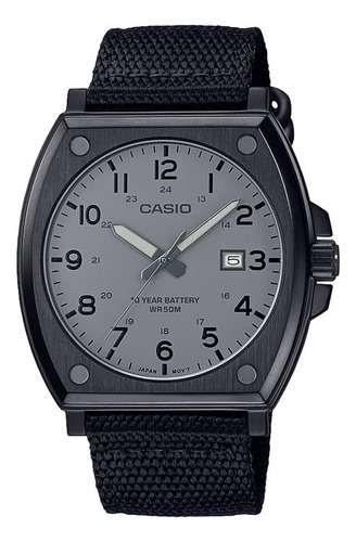 Reloj Casio Mtp-e715c-8a Enticer Analogo Correa De Tela