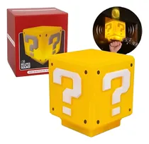 Comprar Lampara Led Mario Bros Recargable Con Sonido Color Amarillo