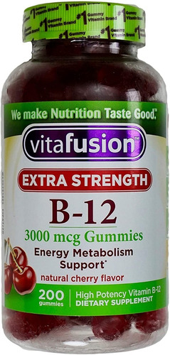 Vitamina B12 3000microgr 200gomas - Unidad a $1409