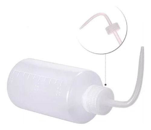 Piseta Plastica Dosificador Laboratorio 250ml Transparente
