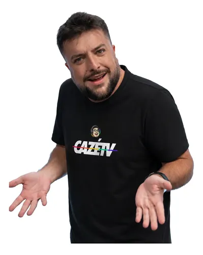 Camisa Preta Cazétv Básica