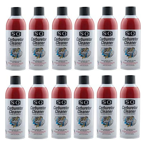 Sq Carburetor Cleaner, 12 Pack, 12.5 Oz Por Botella