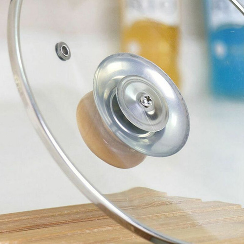 Perilla Para Tapa De Olla De Madera De 2.24 X 1.54 Pulgadas