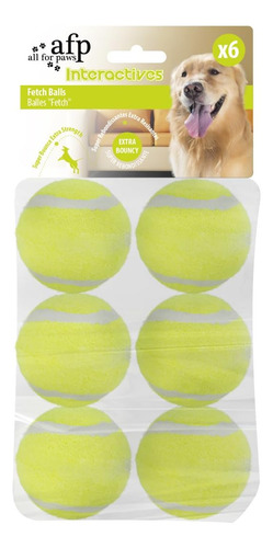 Pelotas De Tenis All For Paws Para Perros, Ideal Para Mini L