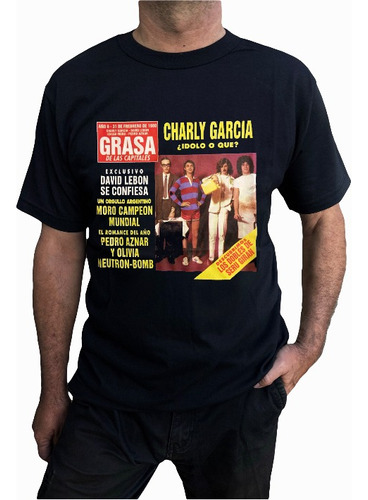 Remera De Serú Girán - Las Grasas De Las Capitales Charly 