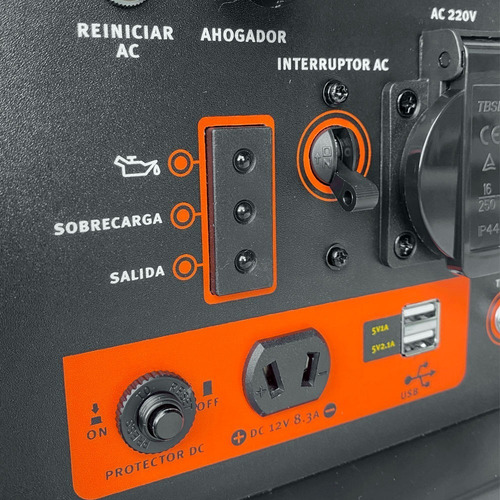 Imagen 5 de 5 de Generador Inverter Eléctrico A Gasolina 3.5kva Xt35ig Kolvok