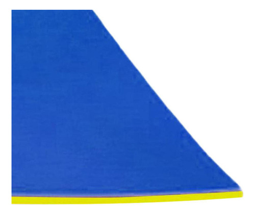 Alfombra Flotante De 110 Cm X 40 Cm X 3,3 Cm, Azul, Amarillo