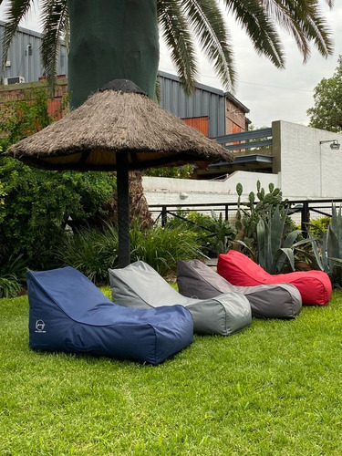 Puff Exterior Jardin Impermeable. Tela Cordura