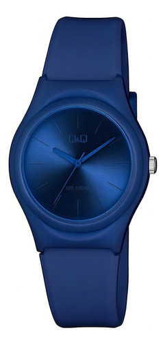 Reloj Para Mujer Q&q Vq86j058 Vq86j058y Azul