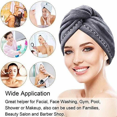 Toalla De Microfibra Etzion Para Cabello Rizado, Paquete De