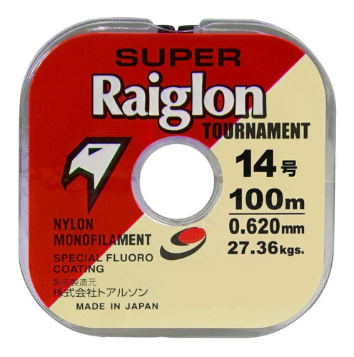 Linha Srtour Transparente 100m Super Raiglon 0.620mm