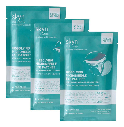 Skyn Iceland Parches Oculares Disolventes Con Cido Hialurnic