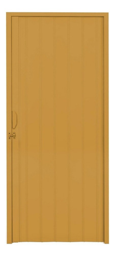 Porta Sanfonada Pvc Polifort 210cmx70cm Cerejeira H Cor Madeira