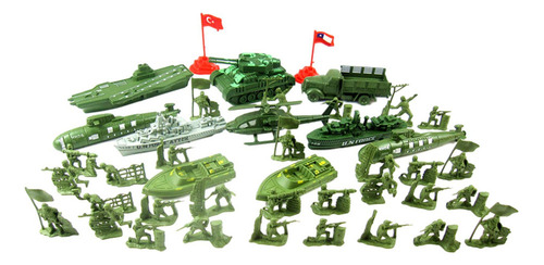 52 Piezas Figuras Juguetes Mini Diseño Playset Para B