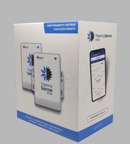 Medidor De Temperatura Iot Ayga Thermosense - Com Sensor Ext