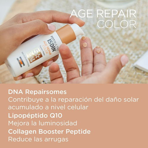 Isdin Fotoultra Age Repair Color Fusion Water Spf 50, 50 Ml