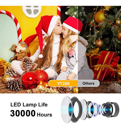 Portable Projector With Wifi Yt200 Smartphone Compatible