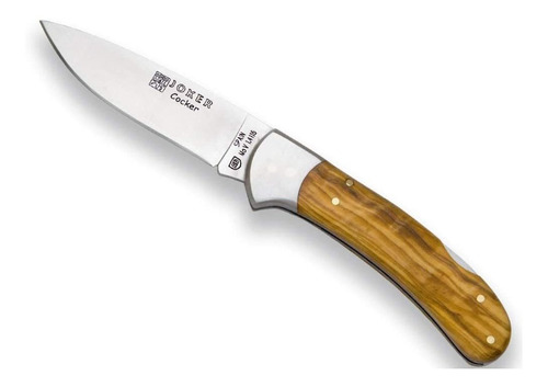 Cuchillo De Caza, De 3,54 In/mango De Oliva/plegable