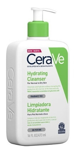 Imagen 2 de 10 de Loción Limpiadora Hidratante Cerave 455ml