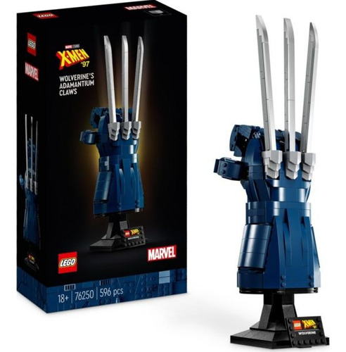 Lego Marvel Xmen - Garras de Adamantium do Wolverine - Código 76250 Número de peças 596
