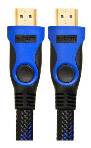 Cabo Hdmi 5m 1.4 Ethernet 5 Metros Full Hd 3d 1080p Exbom