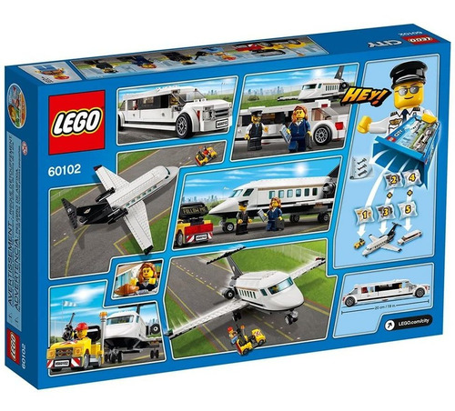Kit De Construcción Lego City 60102 Servicio Vip Aeropuer...