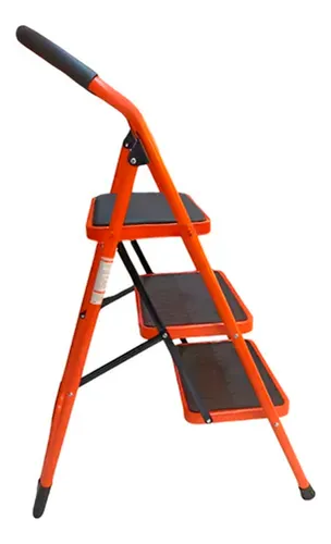 Escalera Plegable 3 Pasos Portatil En Fierro Ferton