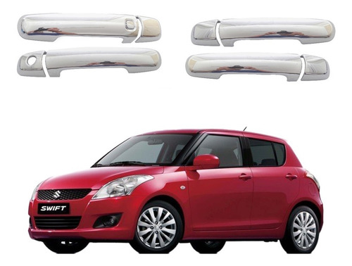 Cubre Manillas Cromada Suzuki Swift 2007-2017 Set
