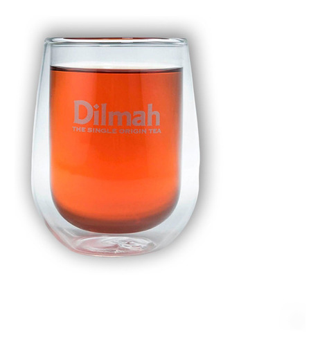 Imagen 1 de 2 de Vaso De Té Dilmah Lumiere Vidrio Doble Pared 220ml