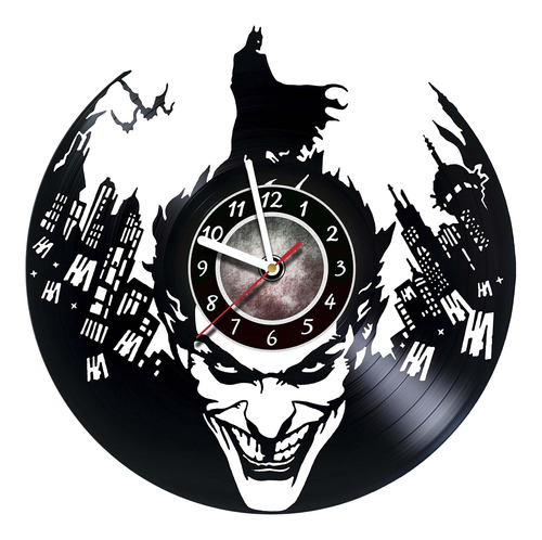 Reloj De Pared Compatible Con Joker & Batman Reloj De Pared 