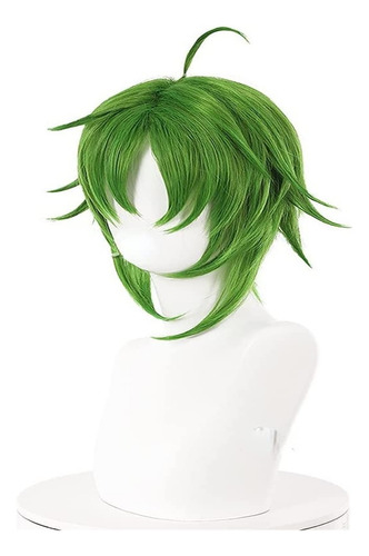 Peluca De Cosplay De Anime, Peluca Mushokutensei, Pelo