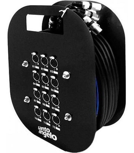 Medusa Bateria Santo Angelo Subsnake Xlr Combo 12 Vias - 10m