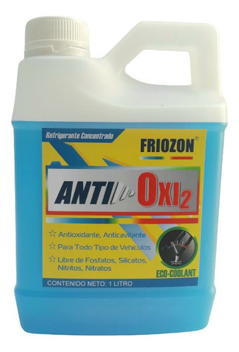 Refrigerante Azul Friozon Antioxi2 Coolant- Caja X 30 Litros