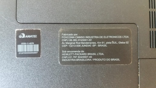 Notebook Compaq Presario Cq43 500gb